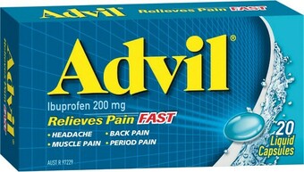 Woolworths Advil Liquid Capsules Pk 20# offer