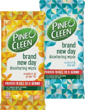 Woolworths Pine O Cleen Brand New Day Disinfecting Wipes Pk 120 offer