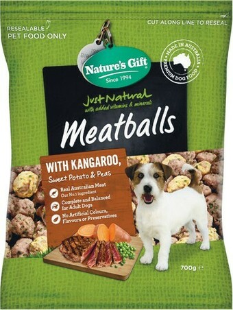 Woolworths Nature’s Gift Dog Meatballs 700g offer