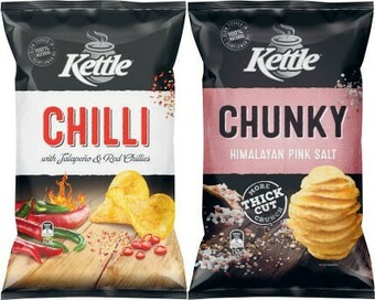 Coles Kettle Potato Chips 150g-175g or Chunky Potato Chips 150g offer