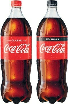 Coles Coca-Cola Soft Drink 1.25 Litre offer