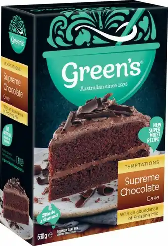 Coles Green’s Premium Baking Mix 280g-630g or Premium Pancake Shake 325g-335g offer