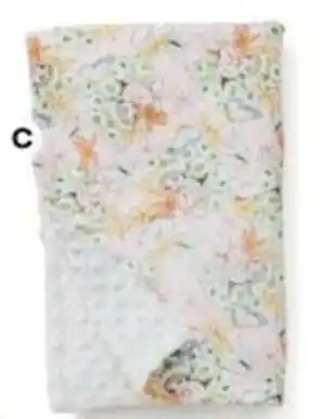 Gumnut or Blossom Velour Blanket