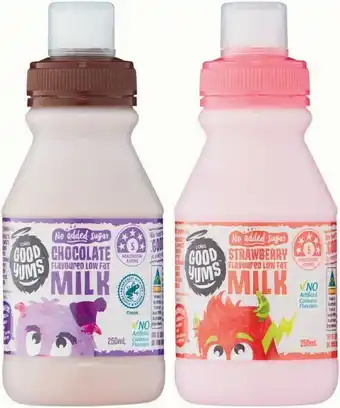 Coles Coles Good Yums Kids Flavoured Milk 250mL offer
