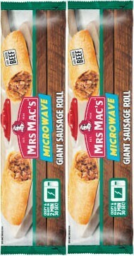 Mrs Mac’s Crispy Microwave Sausage Roll 175g