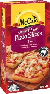 Coles McCain Pizza Slices 6 Pack 600g offer