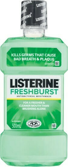 Coles Listerine Freshburst Mouthwash 500mL offer