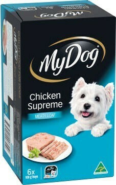 Coles My Dog Dog Food 6x100g offer