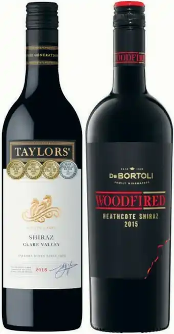 Taylors Estate Clare Valley Shiraz or De Bortoli Woodfired Shiraz