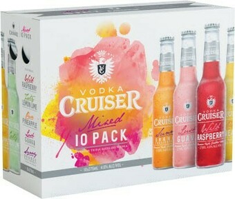 Coles Vodka Cruiser Mixed Bottles 10x275mL offer