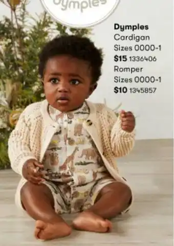BIG W Dymples Romper Sizes 0000-1 offer