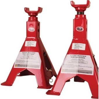 SuperCheap Auto Sca 3000kg screw & pin car stands offer