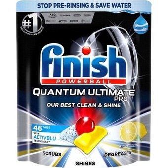 BIG W Finish 46-pack quantum ultimate pro dishwashing tablets offer