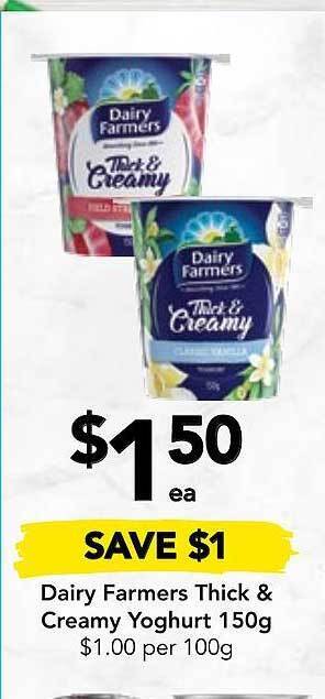 Drakes Dairy farmers thick & creamy yoghurt offer
