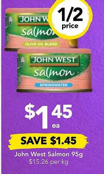 Drakes John west salmon offer