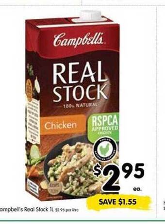 Spar Campbell's real stock offer