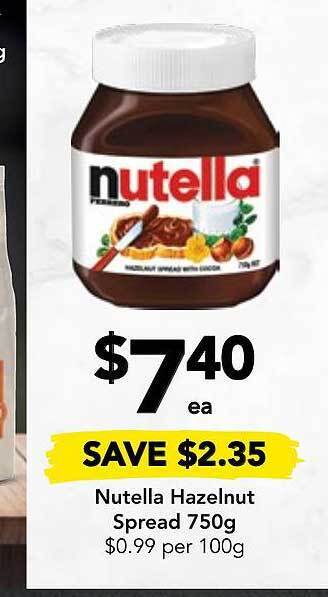 Nutella hazelnut spread