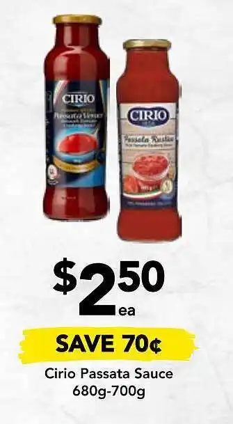 Drakes Cirio passata sauce offer