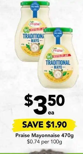 Praise mayonnaise