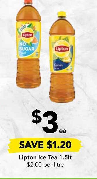 Drakes Lipton ice tea offer