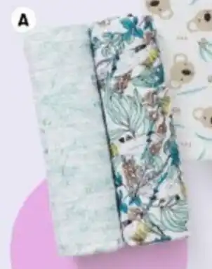 BIG W Dymples 2-Pack Print Muslin Wraps offer