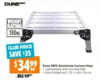 Anaconda Dune 4WD Aluminum Caravan Step 50x40x24cm offer