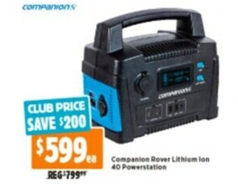 Companion Rover Lithium Ion 40 Powerstation