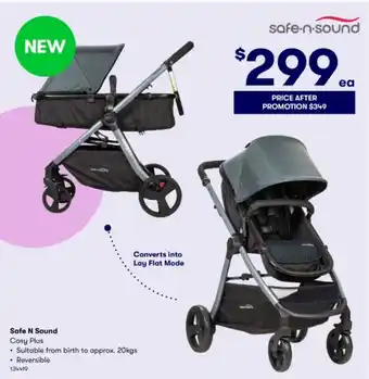 BIG W Safe N Sound Cosy Plus 20kgs offer