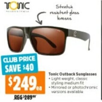 Tonic Outback Sunglasses