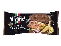 Woolworths La Famiglia Stone Baked Garlic Ciabatta 330g – From the Fridge offer