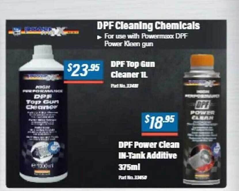 Dpf cleaning chemicals, dpf power clean intank additive 375ml offer at