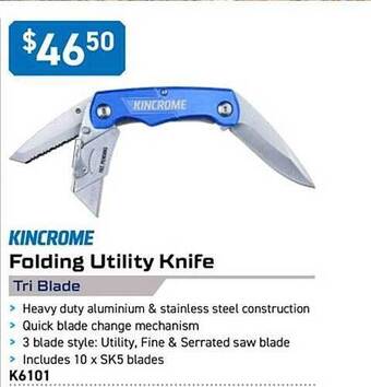 Kincrome folding utility knife