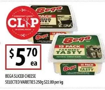 Bega sliced cheese