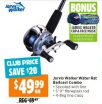 Anaconda Jarvis Walker Water Rat Baltcast Combo offer