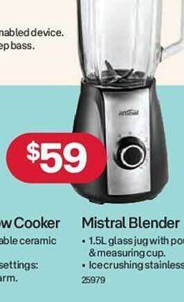 Australia Post Mistral blender offer