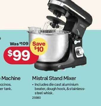 Mistral stand mixer