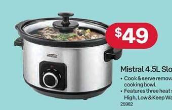 Australia Post Mistral 4.5l slow cooker offer