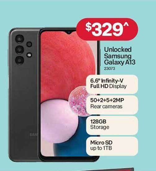 Unlocked samsung galaxy a13 offer at Australia Post
