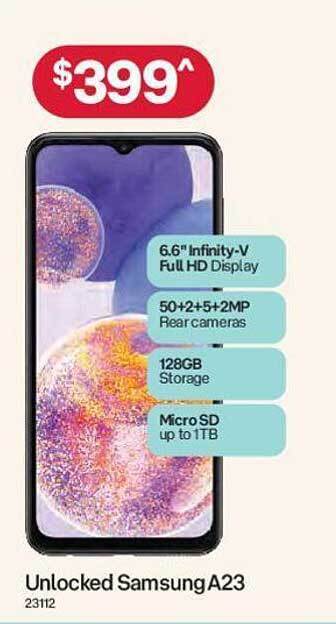 Australia Post Unlocked samsung a23 offer