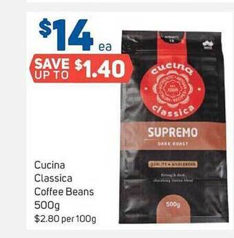 Foodland Cucina classica coffee beans offer