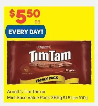 Foodland Arnott's tim tam or mint slice offer
