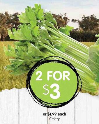 Spudshed Celery offer