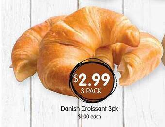 Spudshed Danish croissant 3pk offer