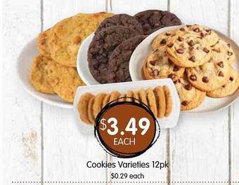 Spudshed Cookies varieties offer