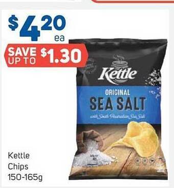 Foodland Kettle chips offer