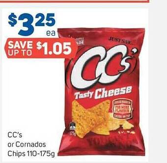 Cc's or cornados chips