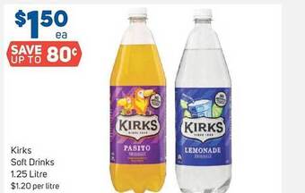 Foodland Kirks soft drinks offer