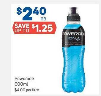 Foodland Powerade offer