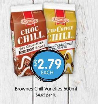 Spudshed Brownes chill varieties offer