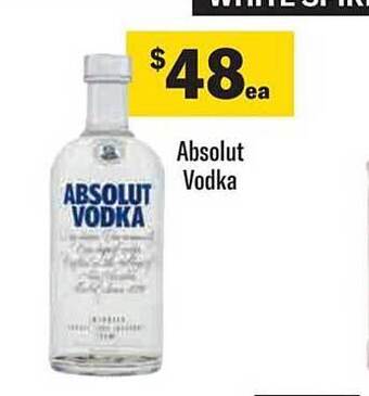 Liquorland Absolut vodka offer